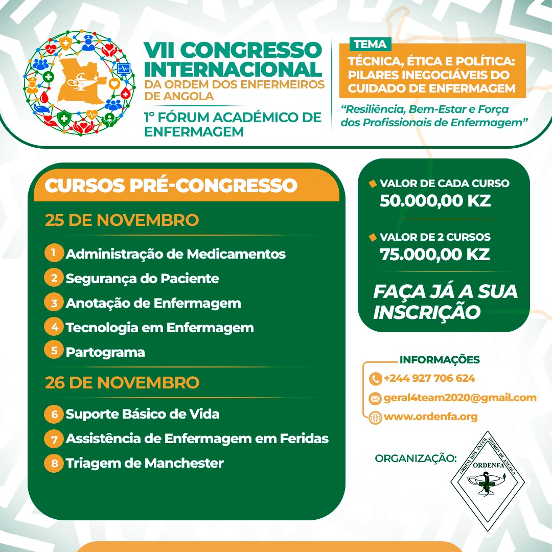 8 Cursos Pré-Congresso